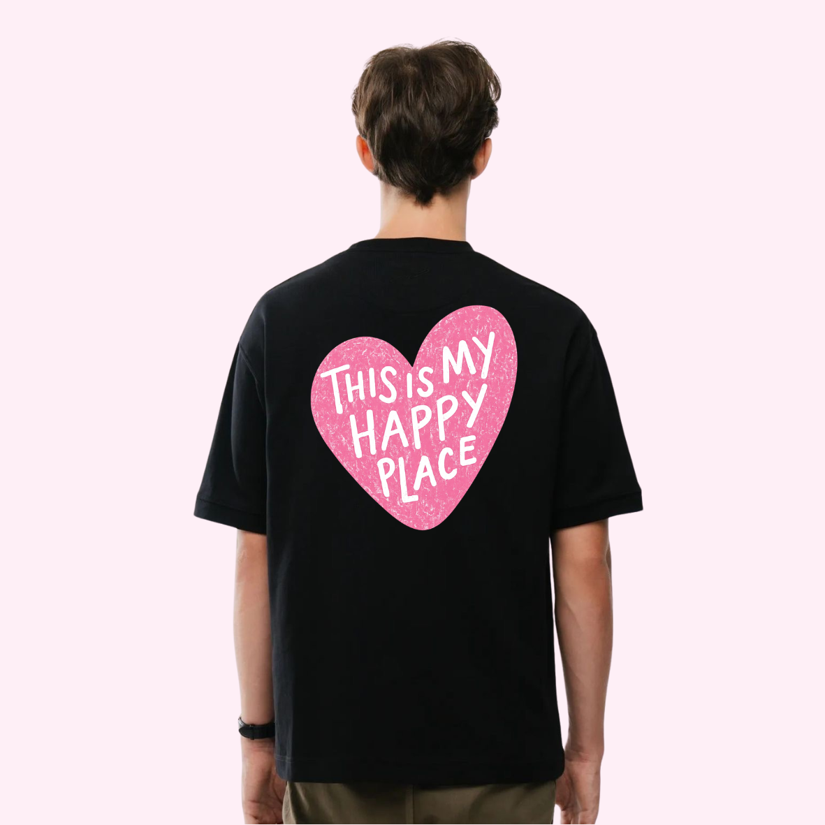 T-shirt - Happy Place Pink 🌸