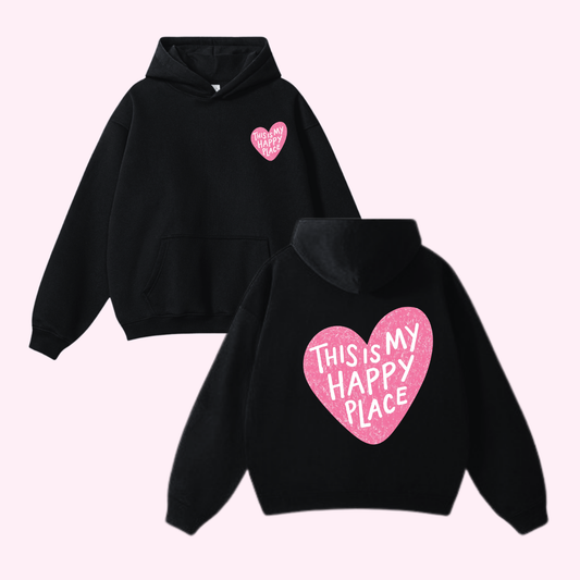 Sweat shirt - Happy Place Pink 🌸