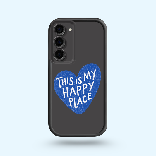 Coque Samsung - Happy Place Blue 🐋