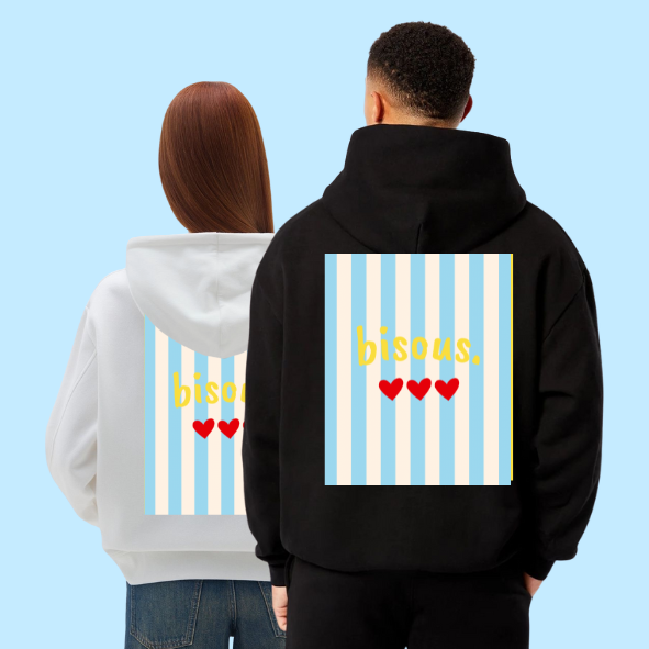 Sweat shirt - Bisous 🩵
