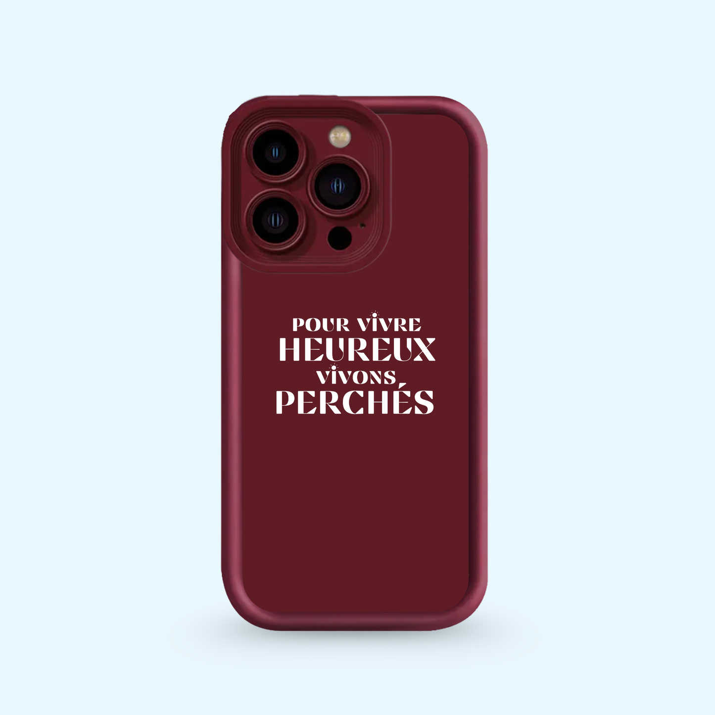 Coque Iphone - Vivre heureux ☀️