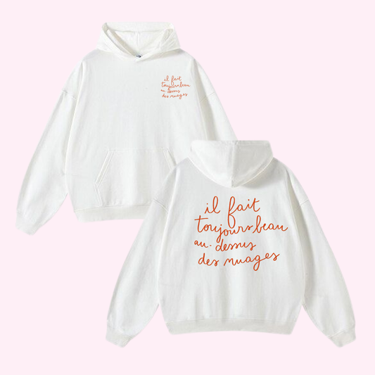 Sweat shirt - Au dessus des nuages ☁️
