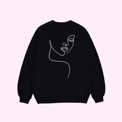 Sweat shirt - Visage Femme 🤍