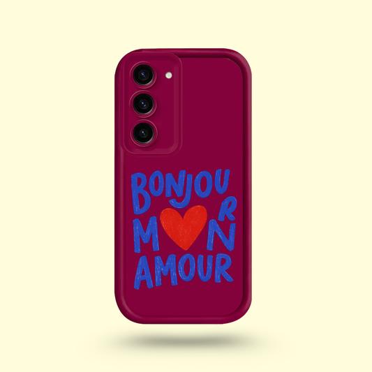 Coque Samsung - Bonjour m❤️n Amour