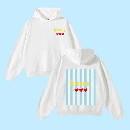 Sweat shirt - Bisous 🩵
