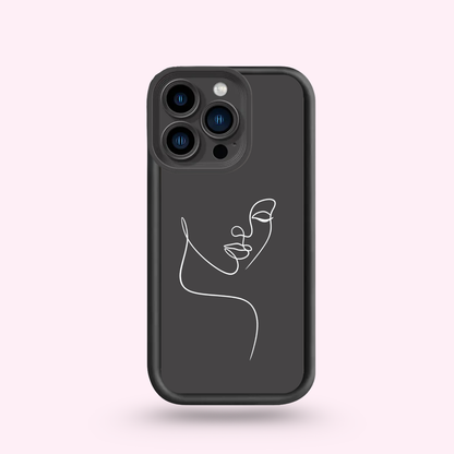 Coque Iphone - Visage Femme 🤍