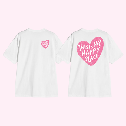 T-shirt - Happy Place Pink 🌸