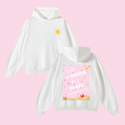 Sweat shirt - Amour à la plage 💕