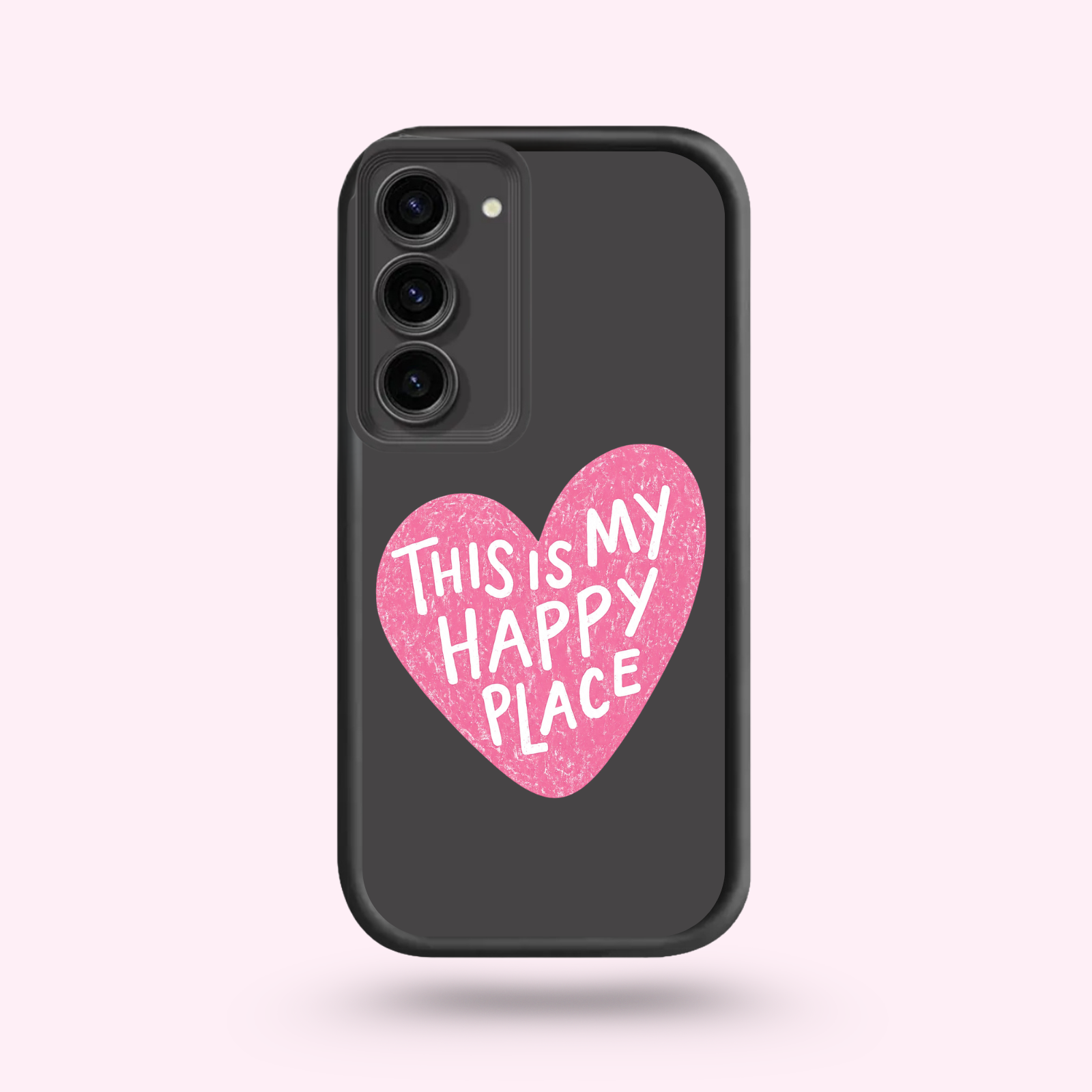 Coque Samsung - Happy Place Pink 🌸