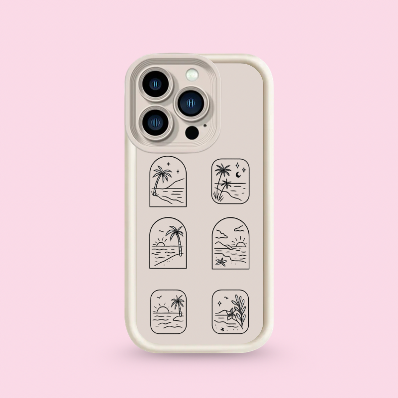Coque Iphone - Plage 🐚