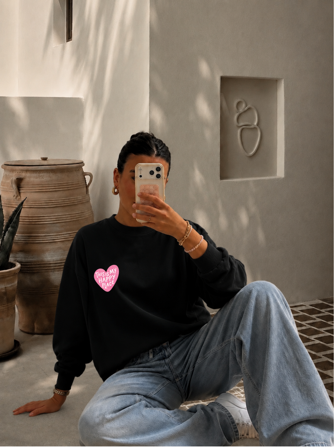 Sweat - Happy Place Pink 🩷
