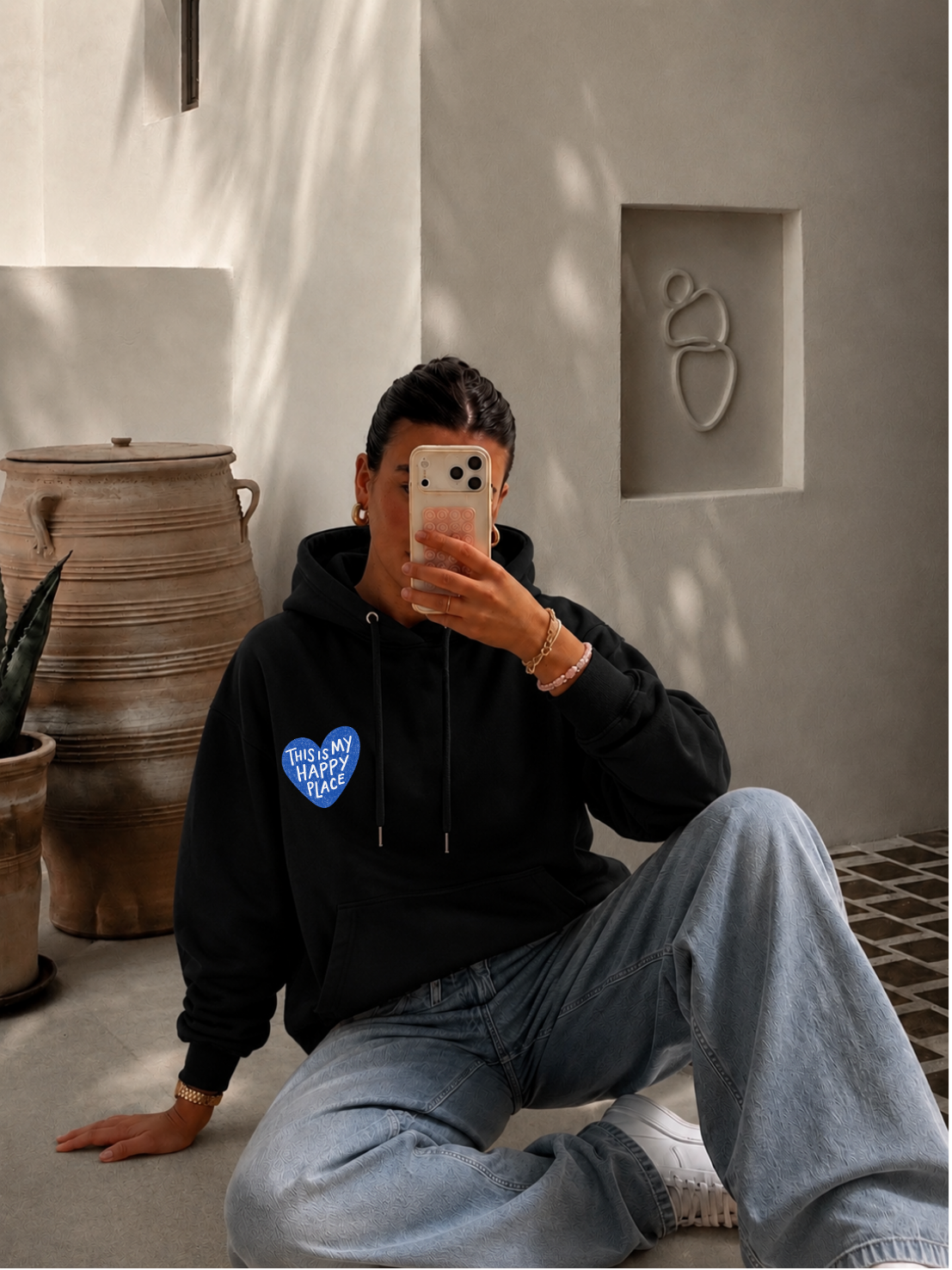 Sweat shirt - Happy Place Blue 💙