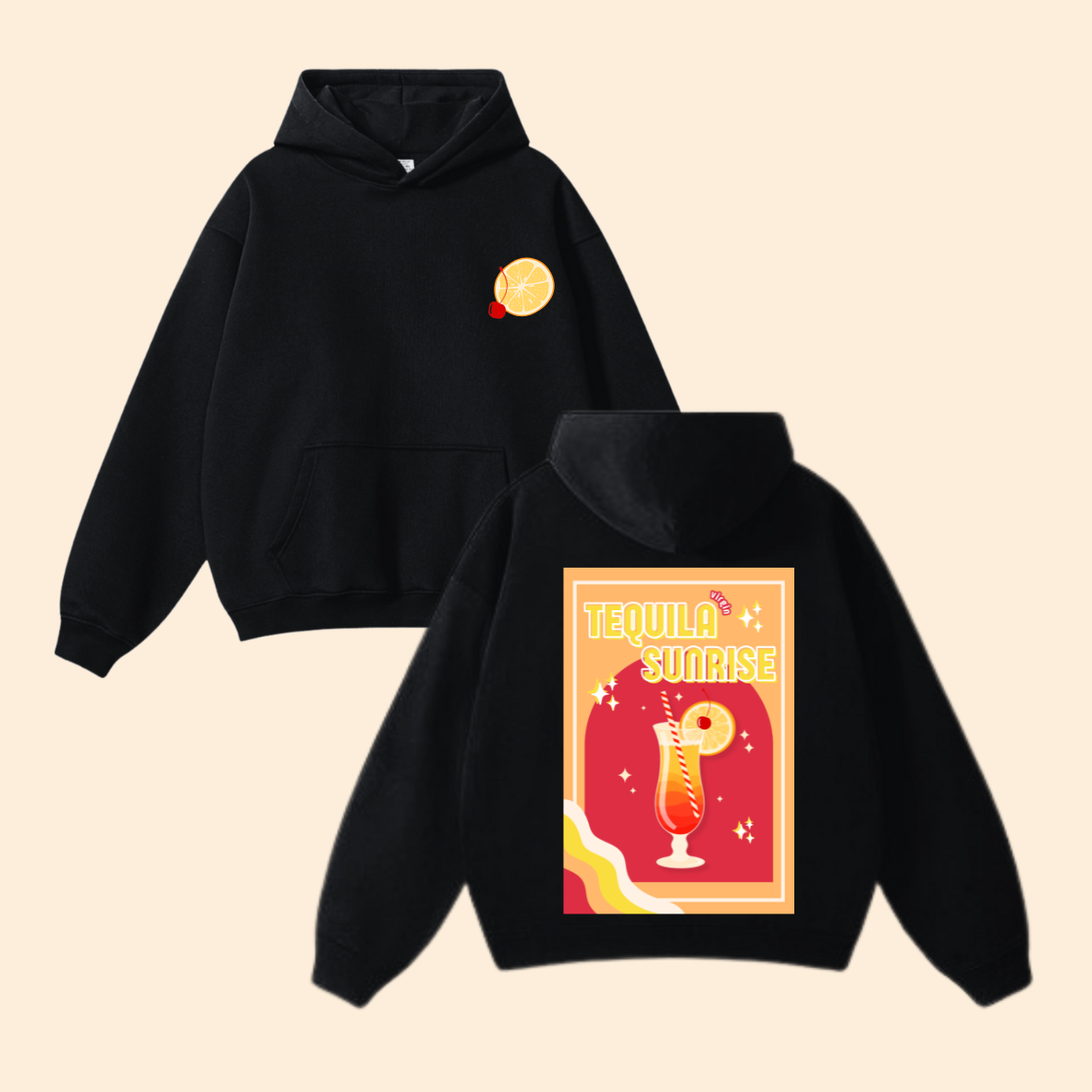 Sweat shirt - Tequila Sunrise 🍊