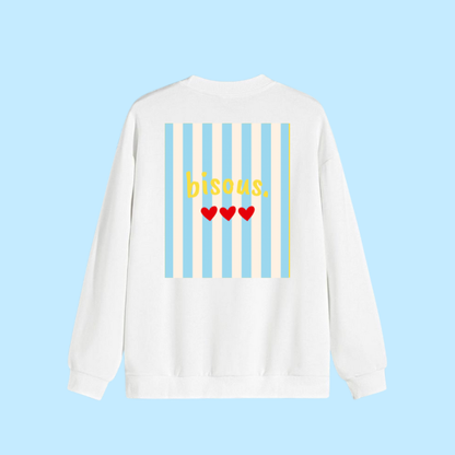 Sweat shirt - Bisous 🩵