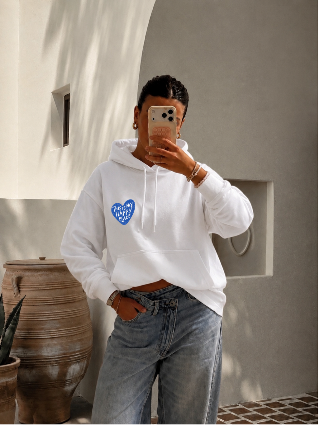 Sweat shirt - Happy Place Blue 💙