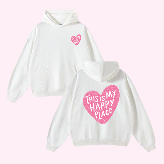 Sweat shirt - Happy Place Pink 🌸