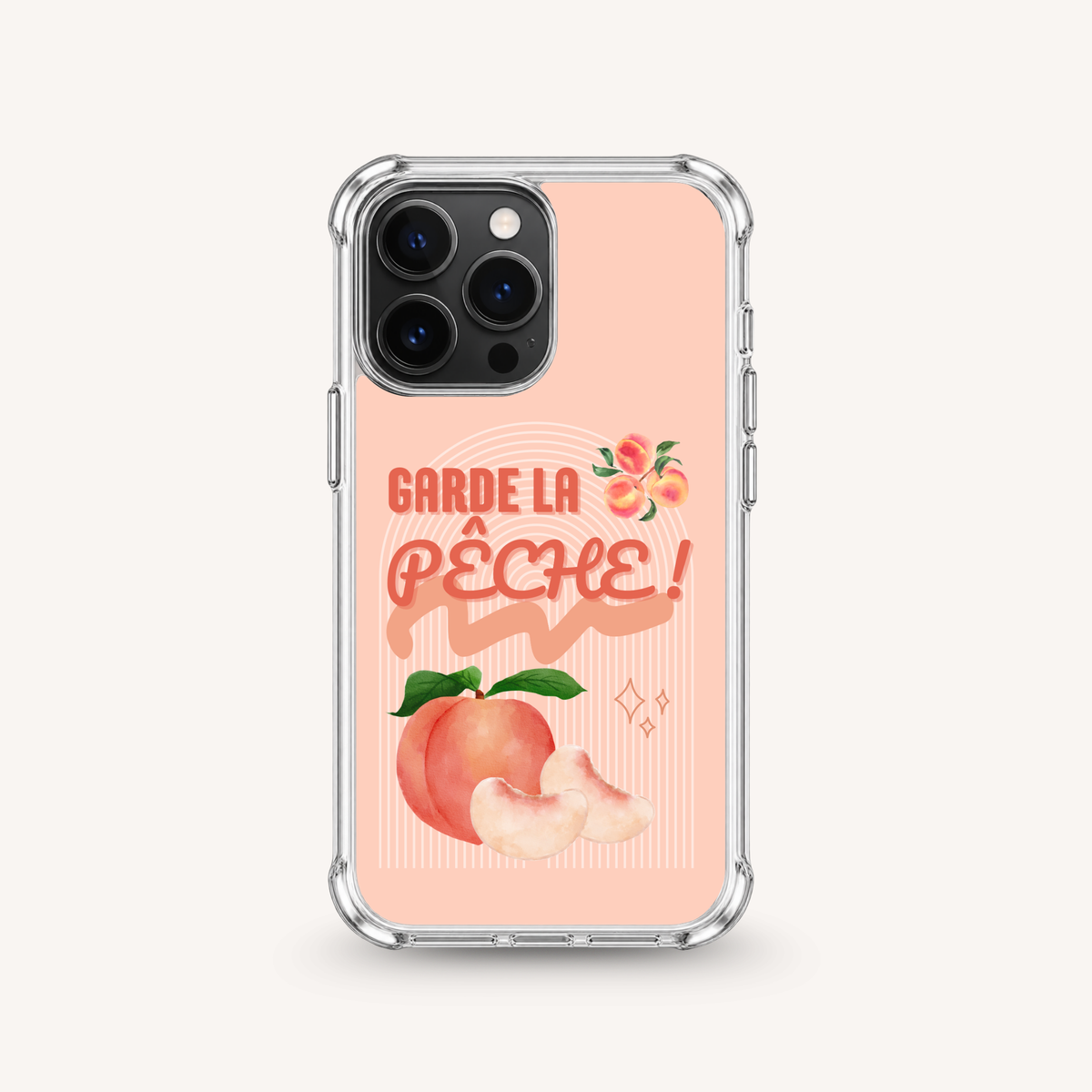 Coque Iphone - Garde la Pêche 🍑