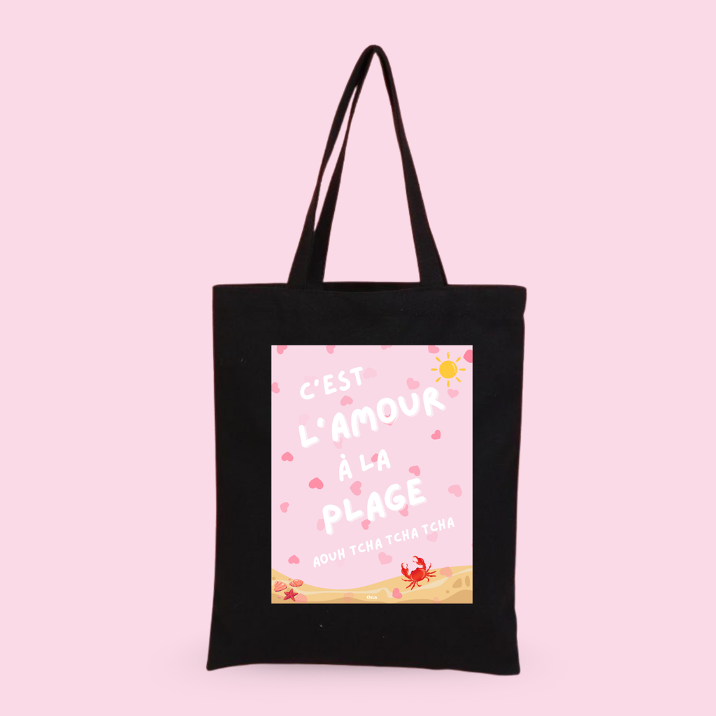 Tote Bag - Amour à la plage 💕
