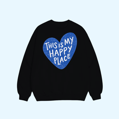 Sweat shirt - Happy Place Blue 🐋