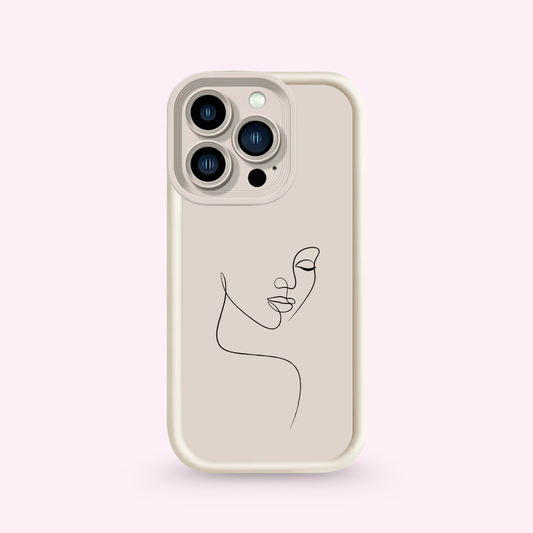 Coque Iphone - Visage Femme 🤍