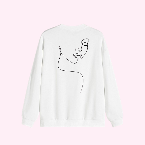 Sweat shirt - Visage Femme 🤍