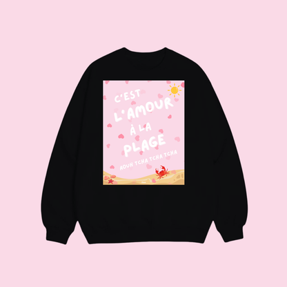Sweat shirt - Amour à la plage 💕