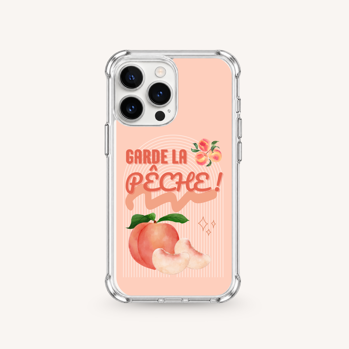 Coque Iphone - Garde la Pêche 🍑