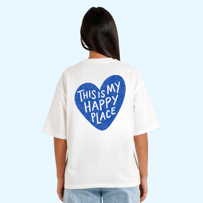 T-shirt - Happy Place Blue 🐋