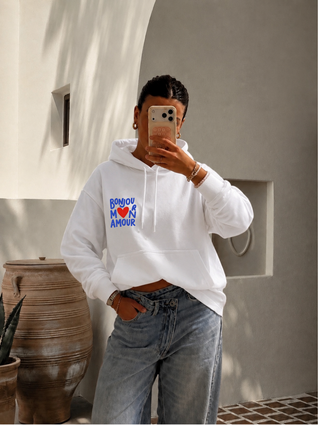 Sweat shirt - Bonjour m❤️n Amour