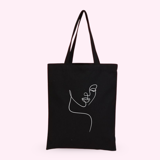 Tote Bag - Visage Femme 🤍