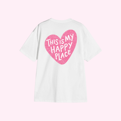 T-shirt - Happy Place Pink 🌸