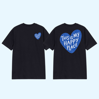 T-shirt - Happy Place Blue 🐋