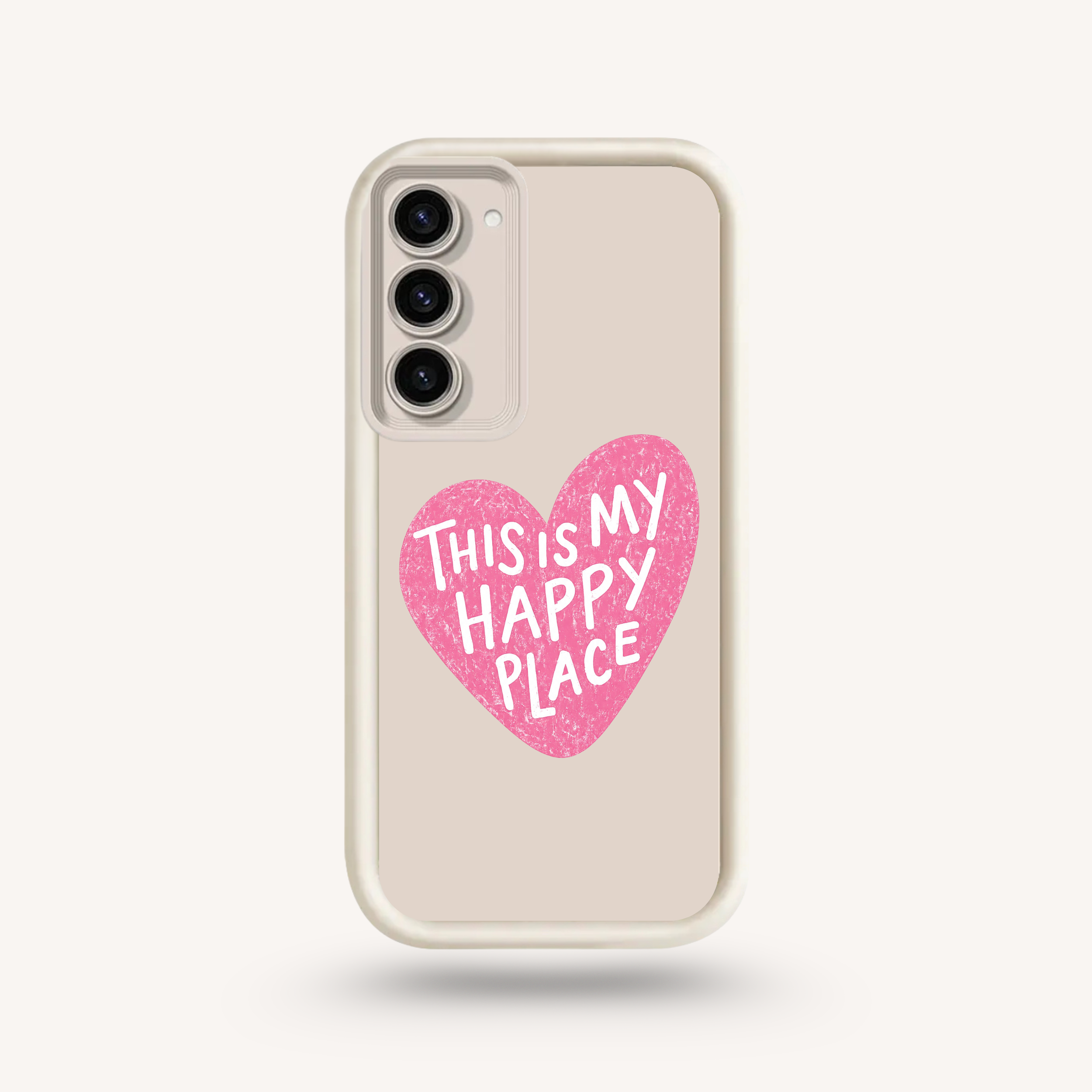Coque Samsung - Happy Place Pink 🌸