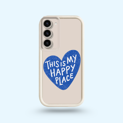 Coque Samsung - Happy Place Blue 🐋