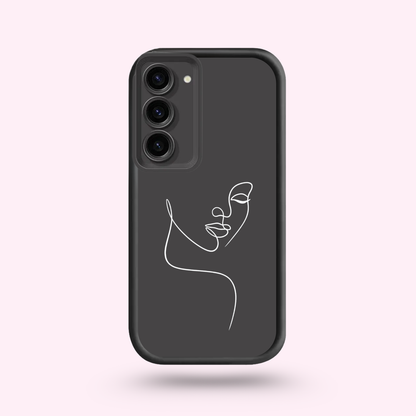 Coque Samsung - Visage Femme 🤍