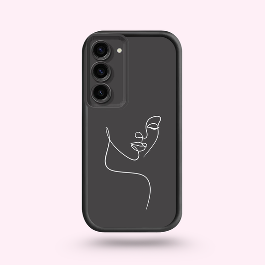 Coque Samsung - Visage Femme 🤍