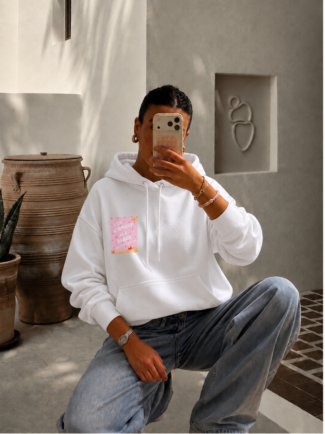 Sweat shirt - Amour à la plage 💕