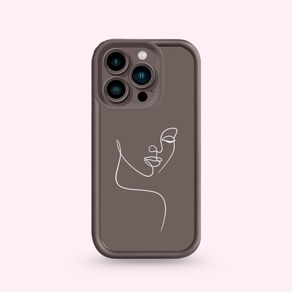 Coque Iphone - Visage Femme 🤍