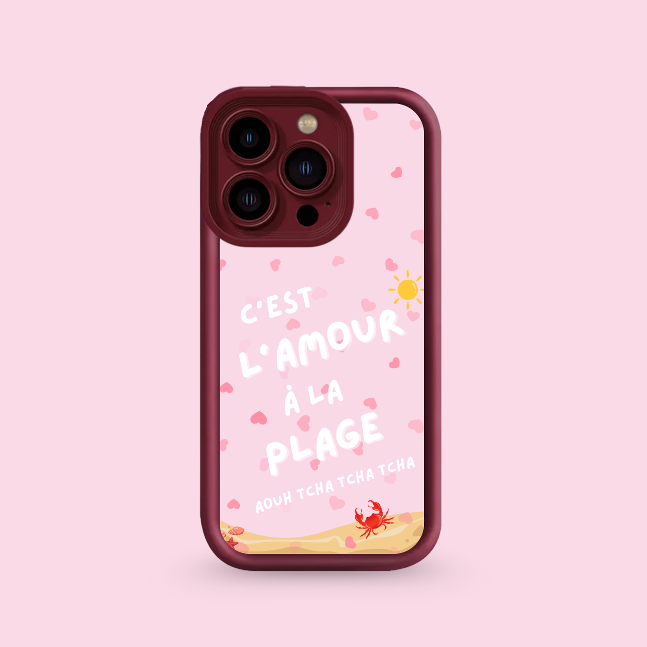Coque Iphone - Amour à la plage 💕