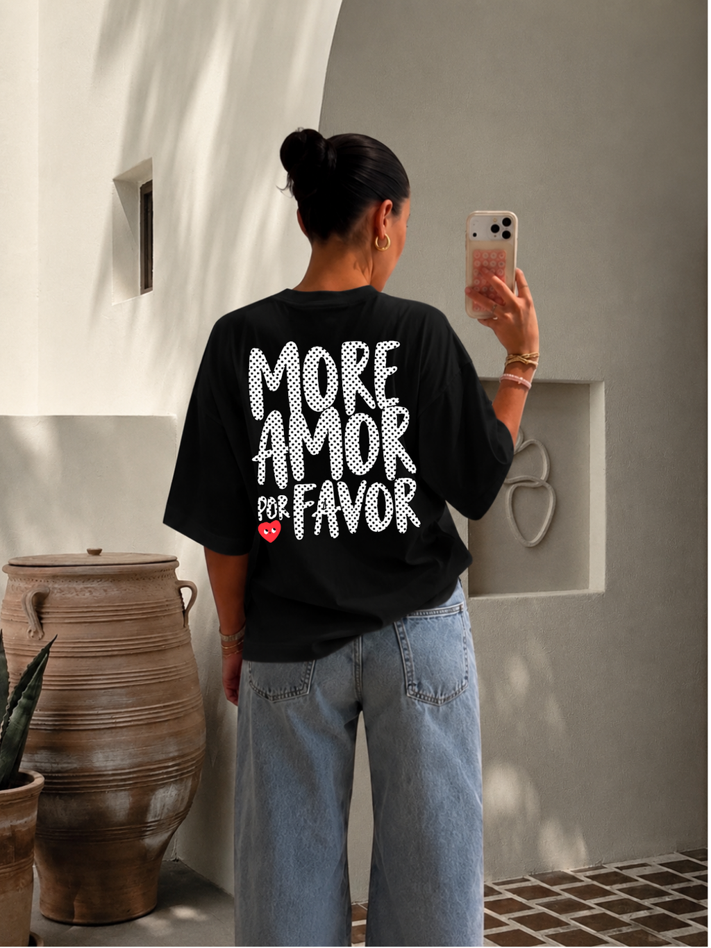 T-shirt - More Amor pois 🤍
