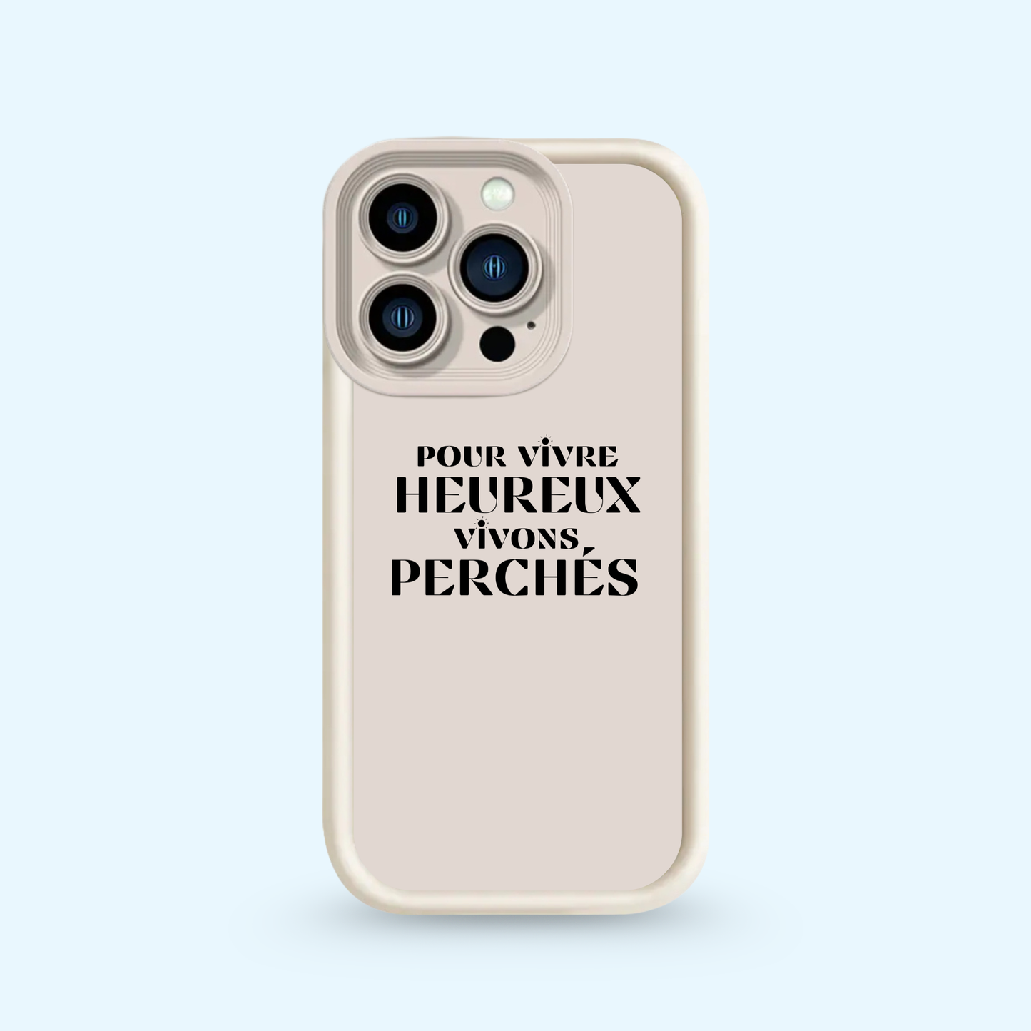 Coque Iphone - Vivre heureux ☀️