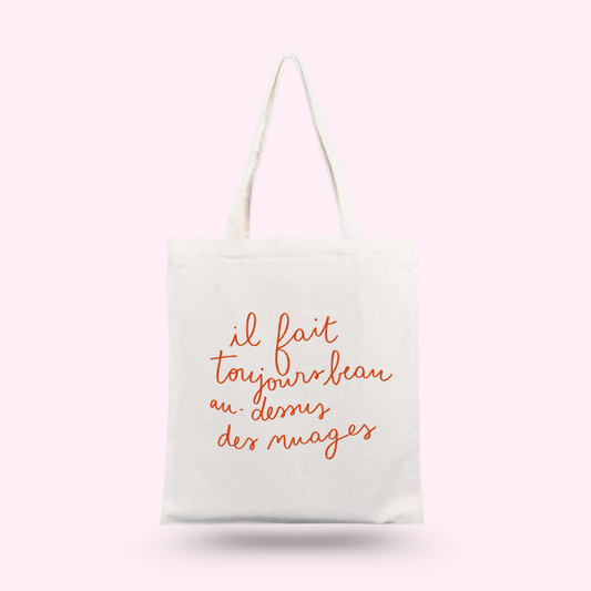 Tote Bag - Au dessus des nuages ☁️