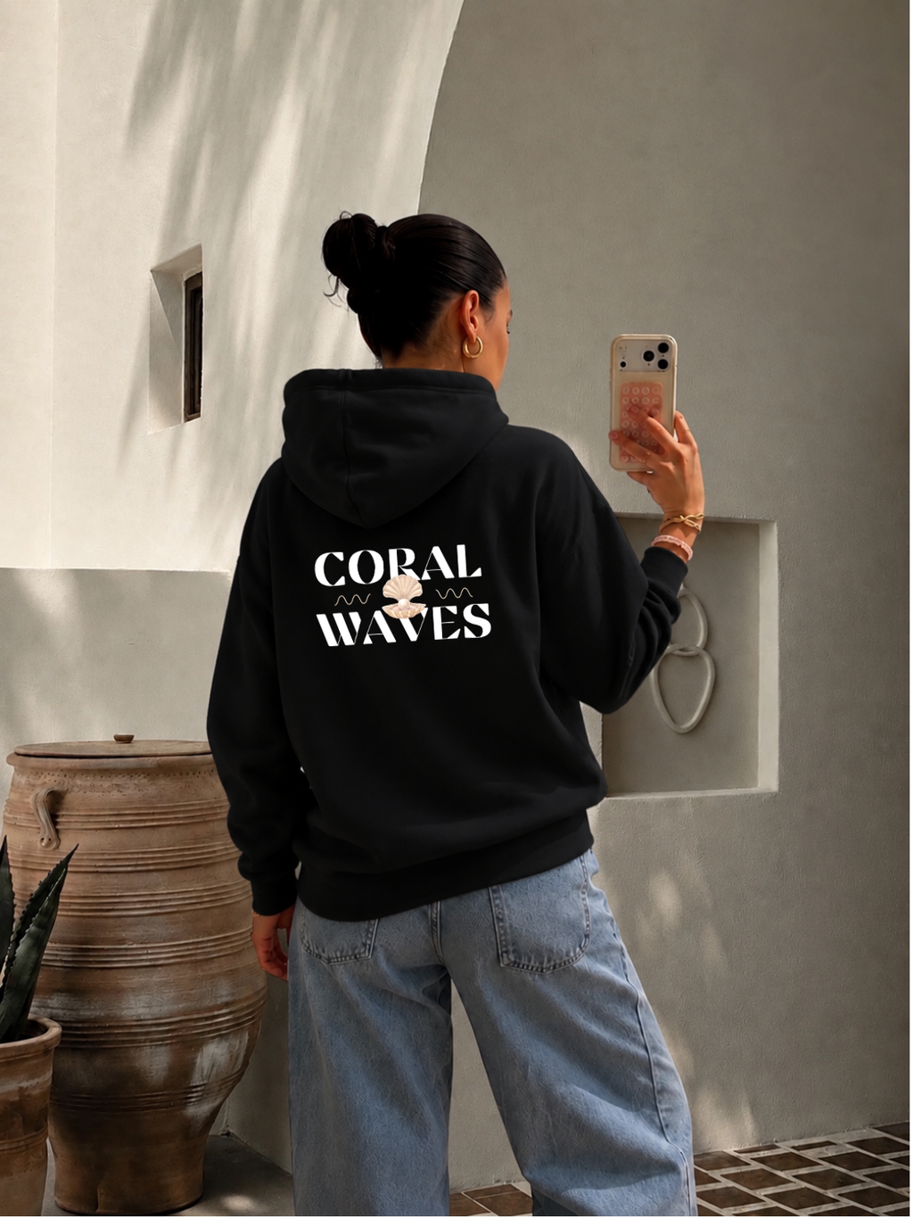Sweat shirt - Coral Waves 🐚