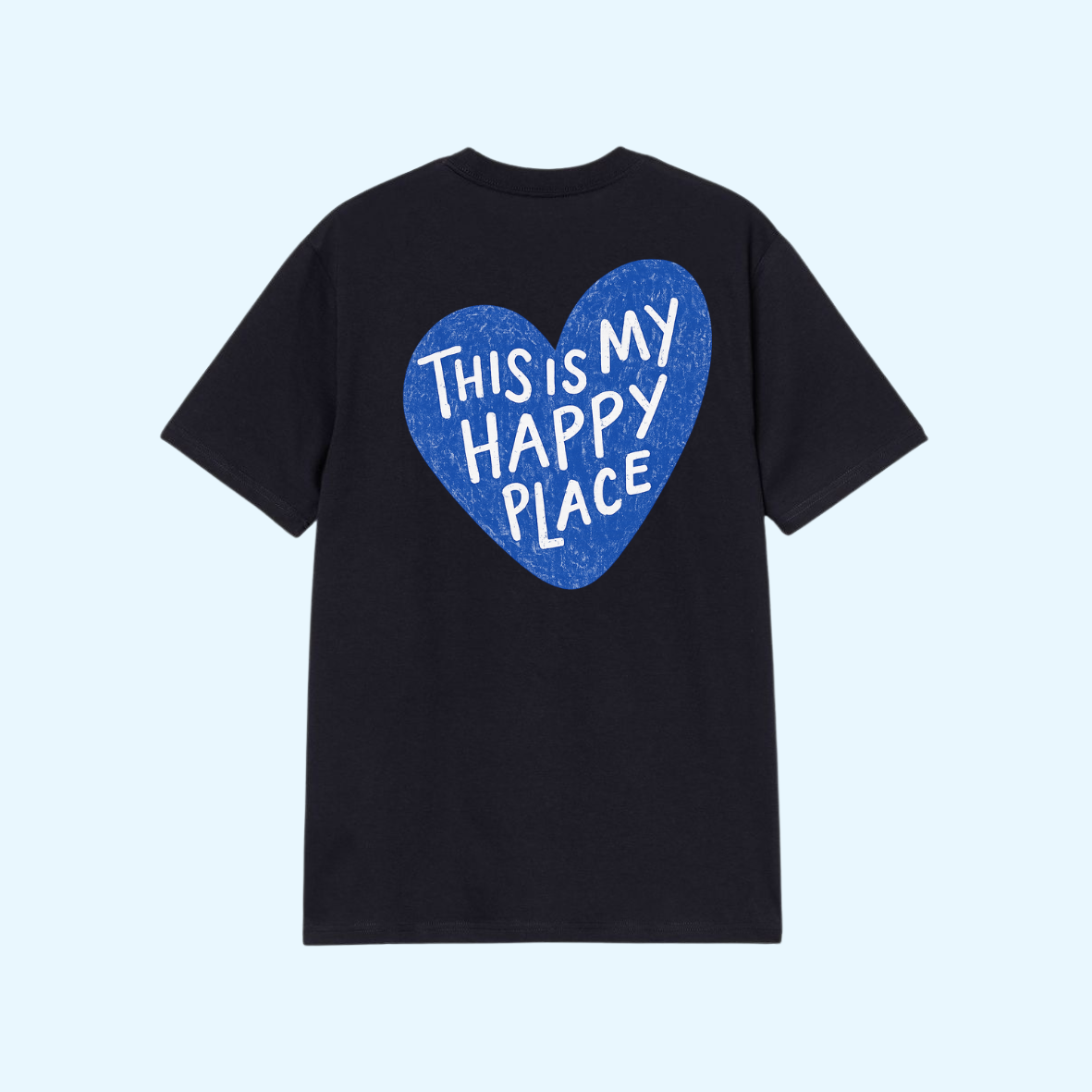 T-shirt - Happy Place Blue 🐋