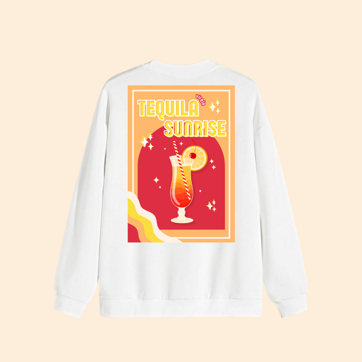 Sweat shirt - Tequila Sunrise 🍊