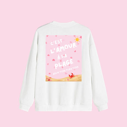 Sweat shirt - Amour à la plage 💕