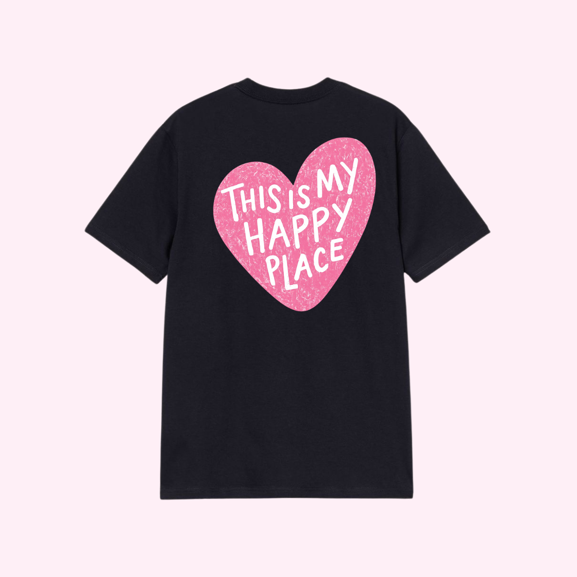 T-shirt - Happy Place Pink 🌸