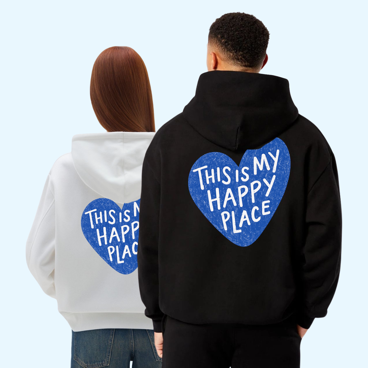Sweat shirt - Happy Place Blue 🐋