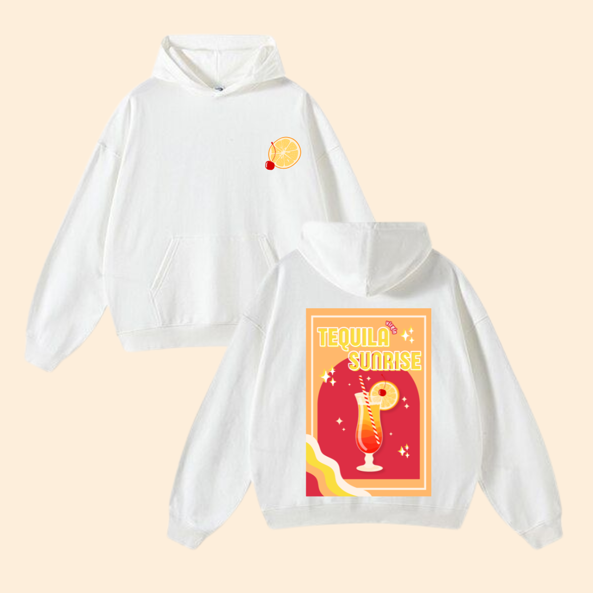 Sweat shirt - Tequila Sunrise 🍊