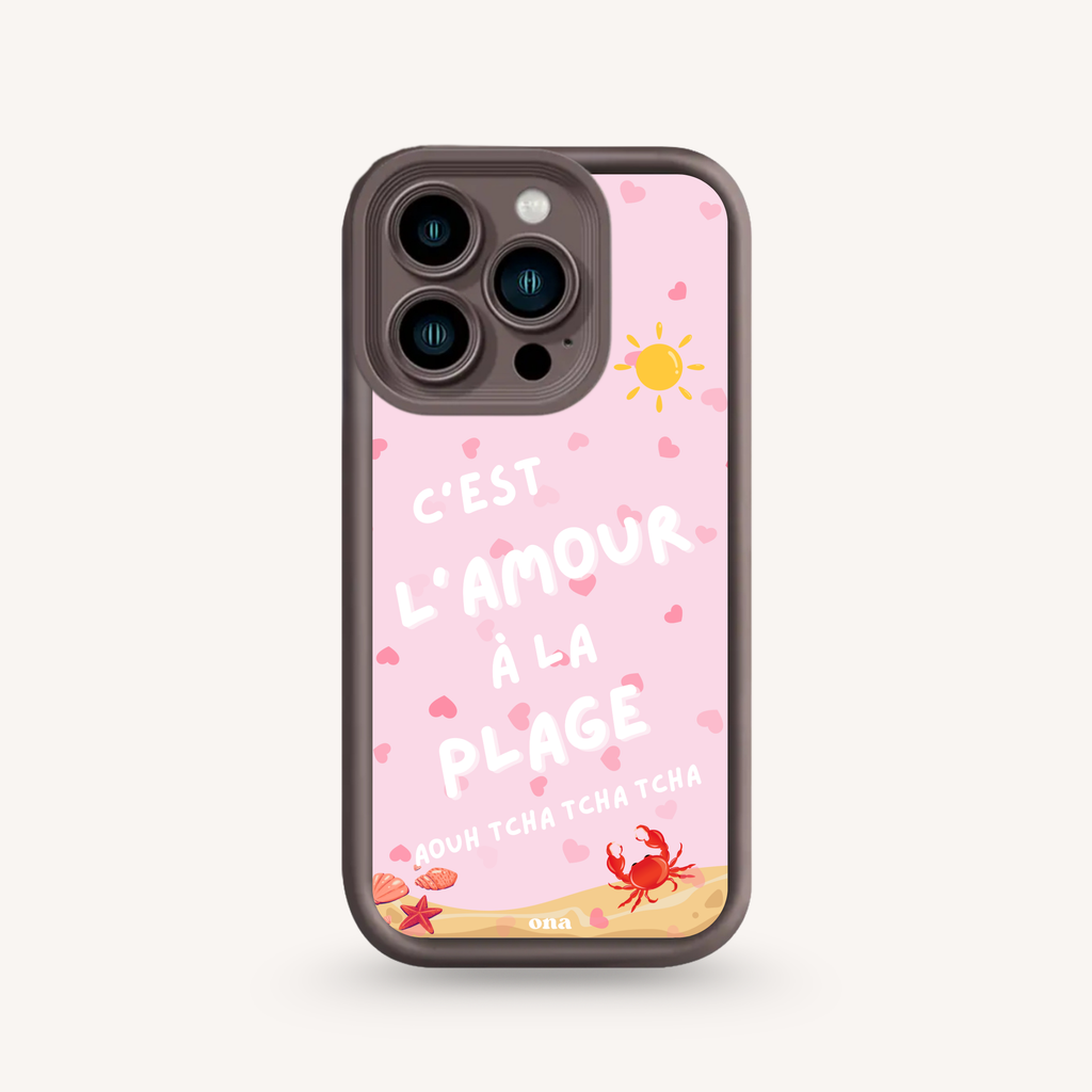 Coque Iphone - Amour à la plage 💕